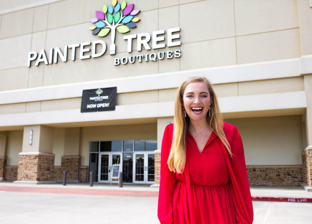 Dulles, Virginia Painted Tree