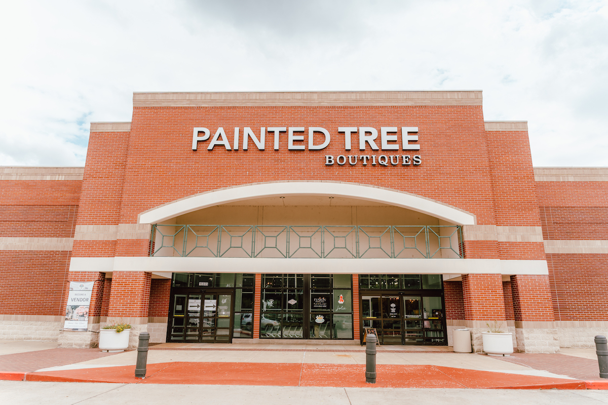 Sugar Land Texas Painted Tree